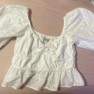 White blouse top